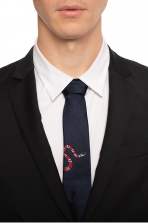 'kingsnake' silk tie, zdjęcie 2 'kingsnake' silk tie od Gucci